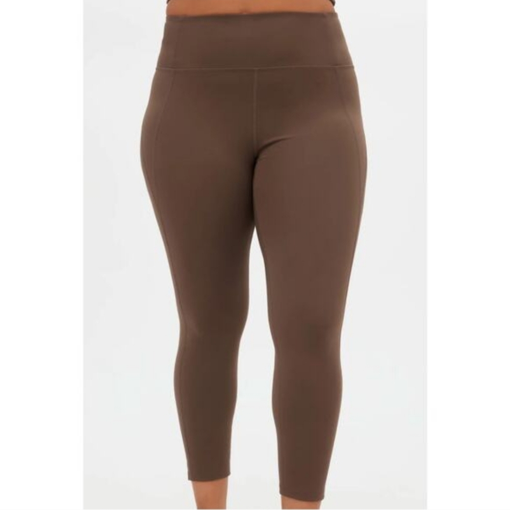 Girlfriend Collective NWT Café Brown Compressive High-Rise Brown Legging XL